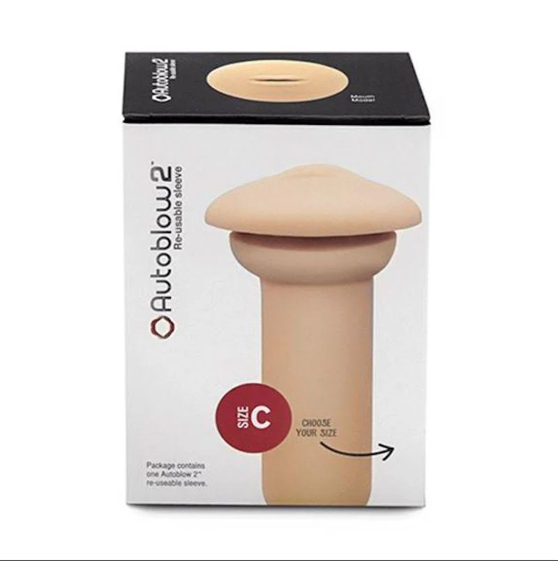 Autoblow 2XT Mouth Sleeve | Size C Male Masturbator Attachment - Image 8