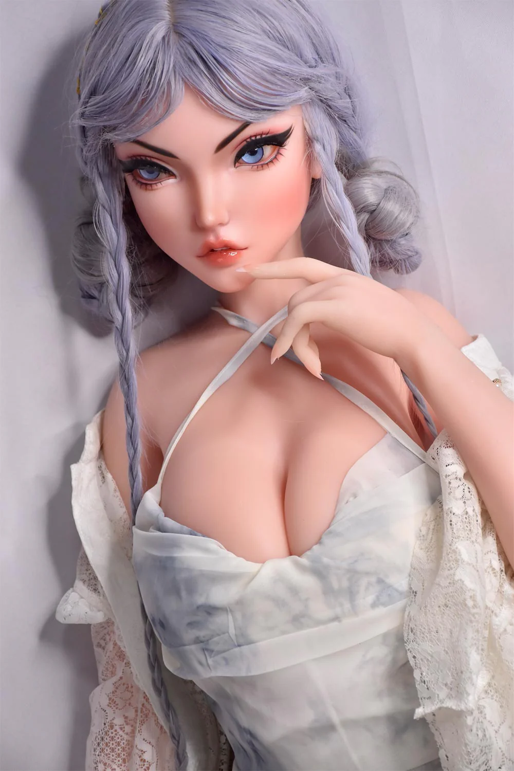 ElsaBabe Aikawa Iori Anime Silicone Sex Doll – 148cm Posable Metal Skeleton - Image 13