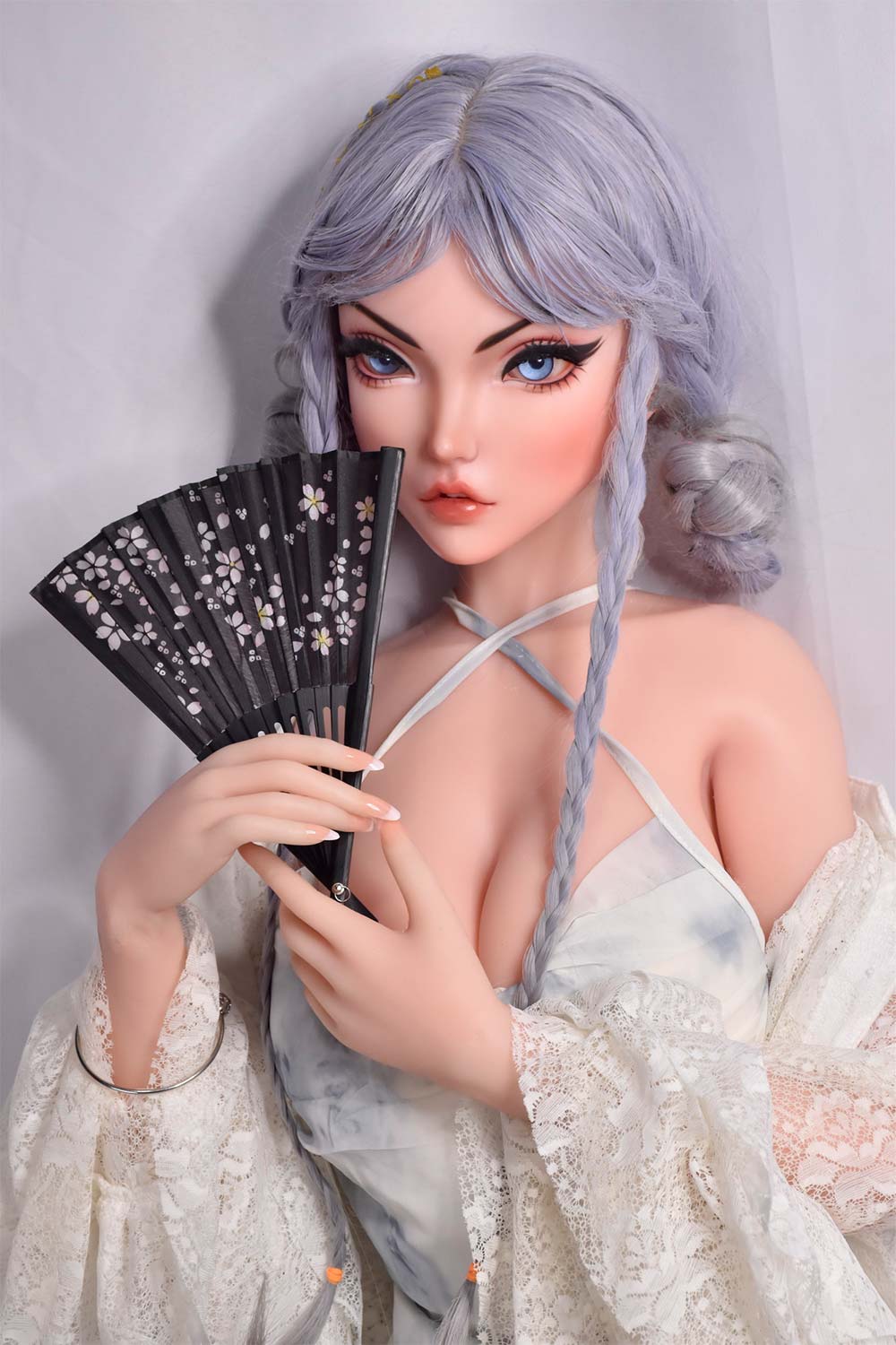 ElsaBabe Aikawa Iori Anime Silicone Sex Doll – 148cm Posable Metal Skeleton - Image 4