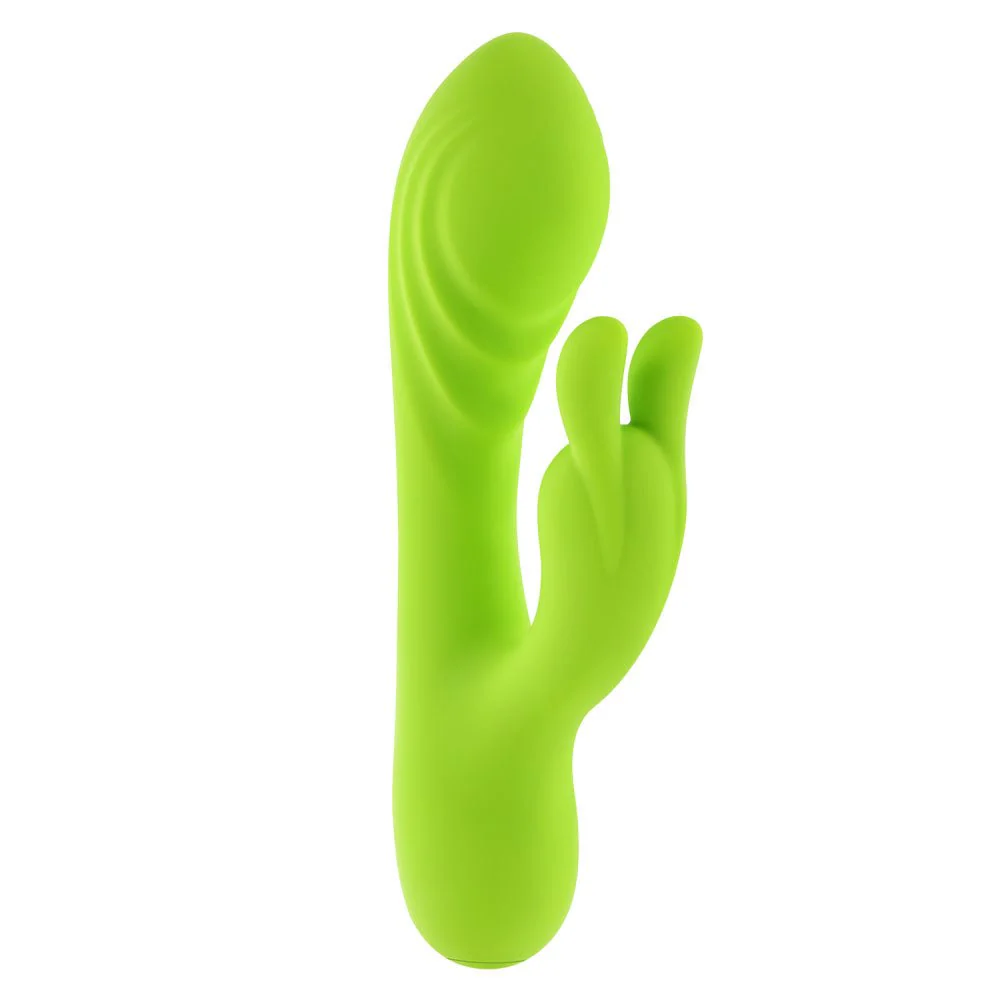 Evolved Brat Bunny Rabbit Vibrator – USB Rechargeable G-Spot Toy, Green - Image 3
