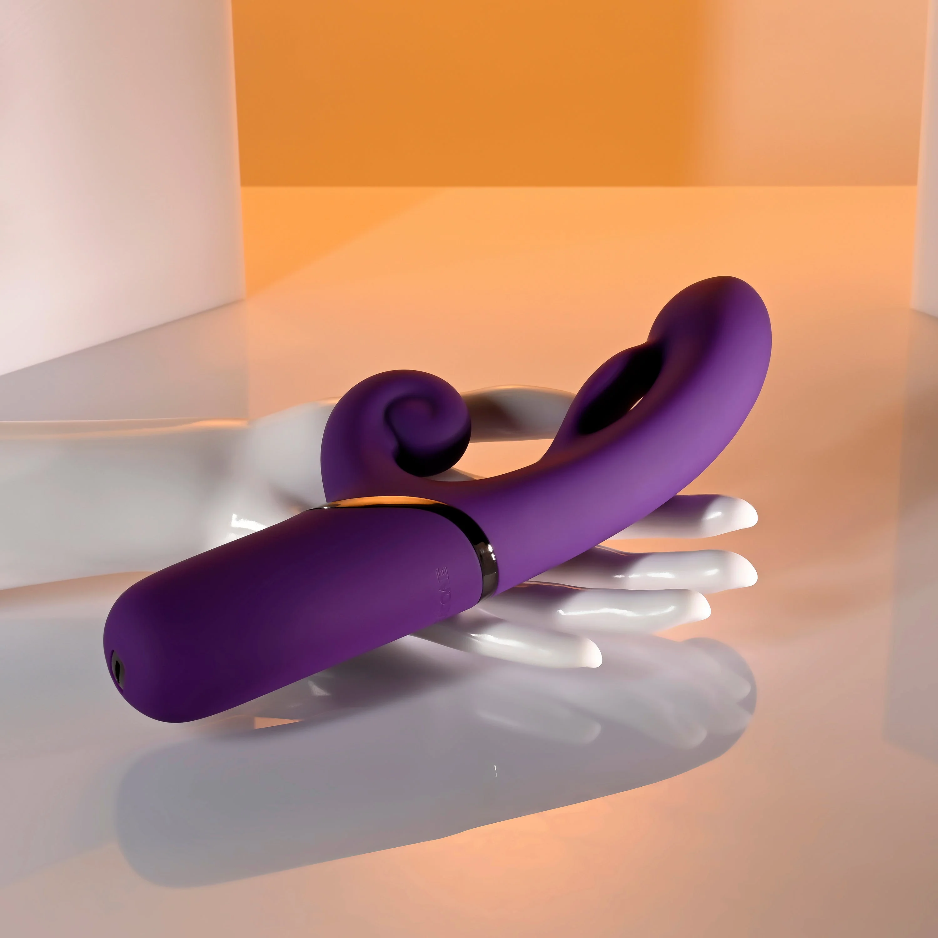 Evolved Pleasure Puff Inflatable Rabbit Vibrator | Purple Silicone G-Spot - Image 14