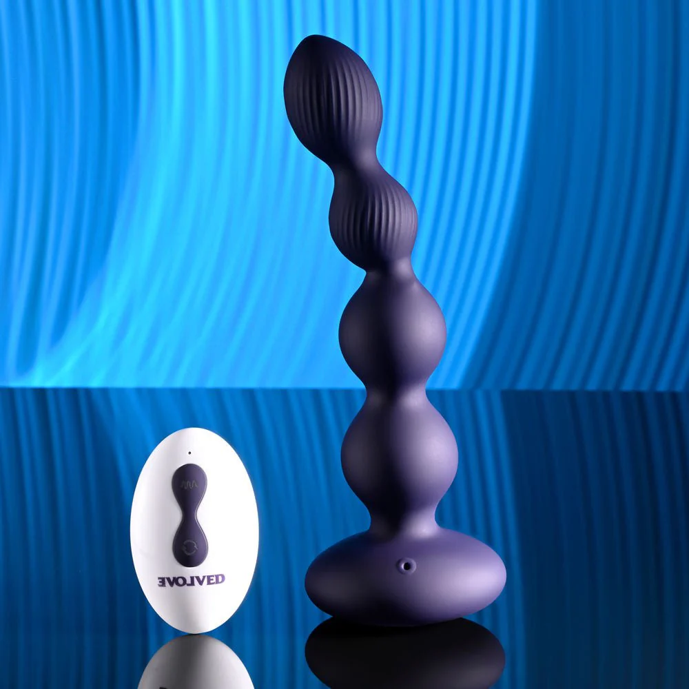 Evolved Pleasure Orbit – Twirling Vibrating Anal Beads with Remote - Image 3