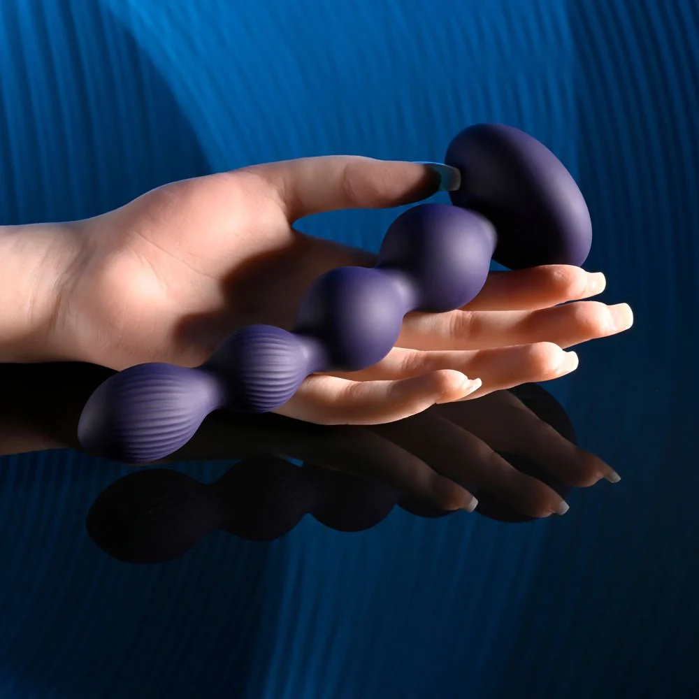 Evolved Pleasure Orbit – Twirling Vibrating Anal Beads with Remote - Image 4