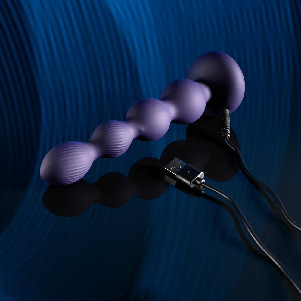 Evolved Pleasure Orbit – Twirling Vibrating Anal Beads with Remote - Image 9