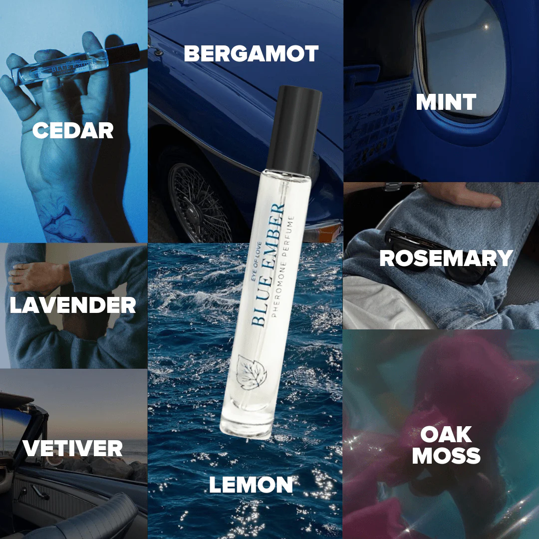 Eye Of Love Blue Ember Pheromone Cologne – Citrus & Cedar Scent, 30ml - Image 9