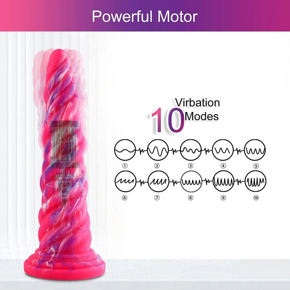 HiSmith - 10" Silicone Monster Series Pink Awl (KlicLok) - Image 10