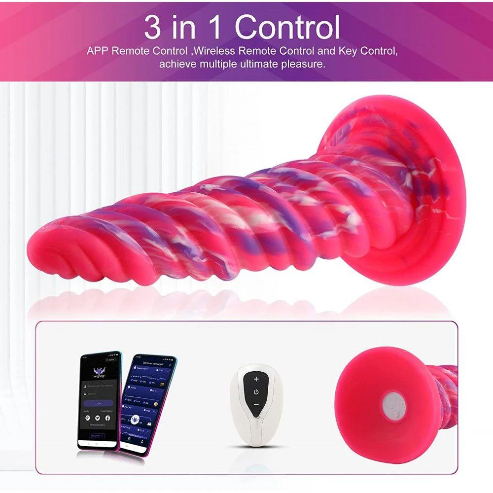 HiSmith - 10" Silicone Monster Series Pink Awl (KlicLok) - Image 11