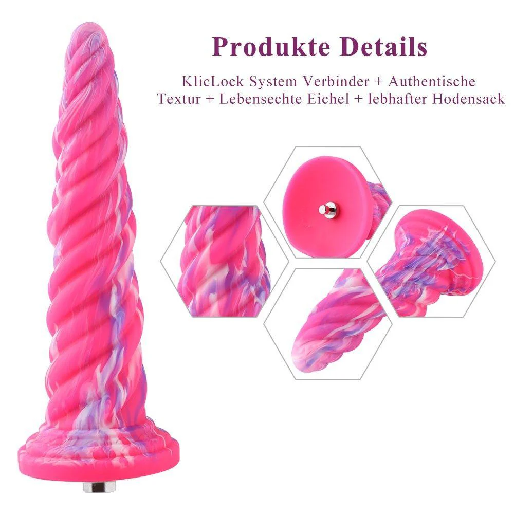 HiSmith - 10" Silicone Monster Series Pink Awl (KlicLok) - Image 5