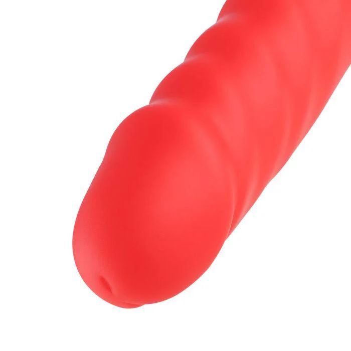 HiSmith 7.1" Red Anal Dildo - Image 6