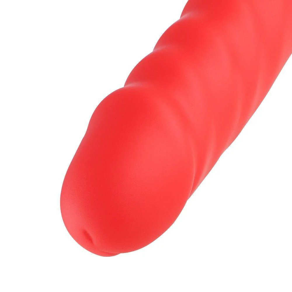 HiSmith 7.1" Red Anal Dildo - Image 9