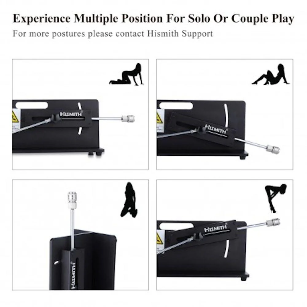 HiSmith Tabletop 2.0 Pro APP, Remote and Wire 3 In 1 Control Premium Sex Machine - Image 5