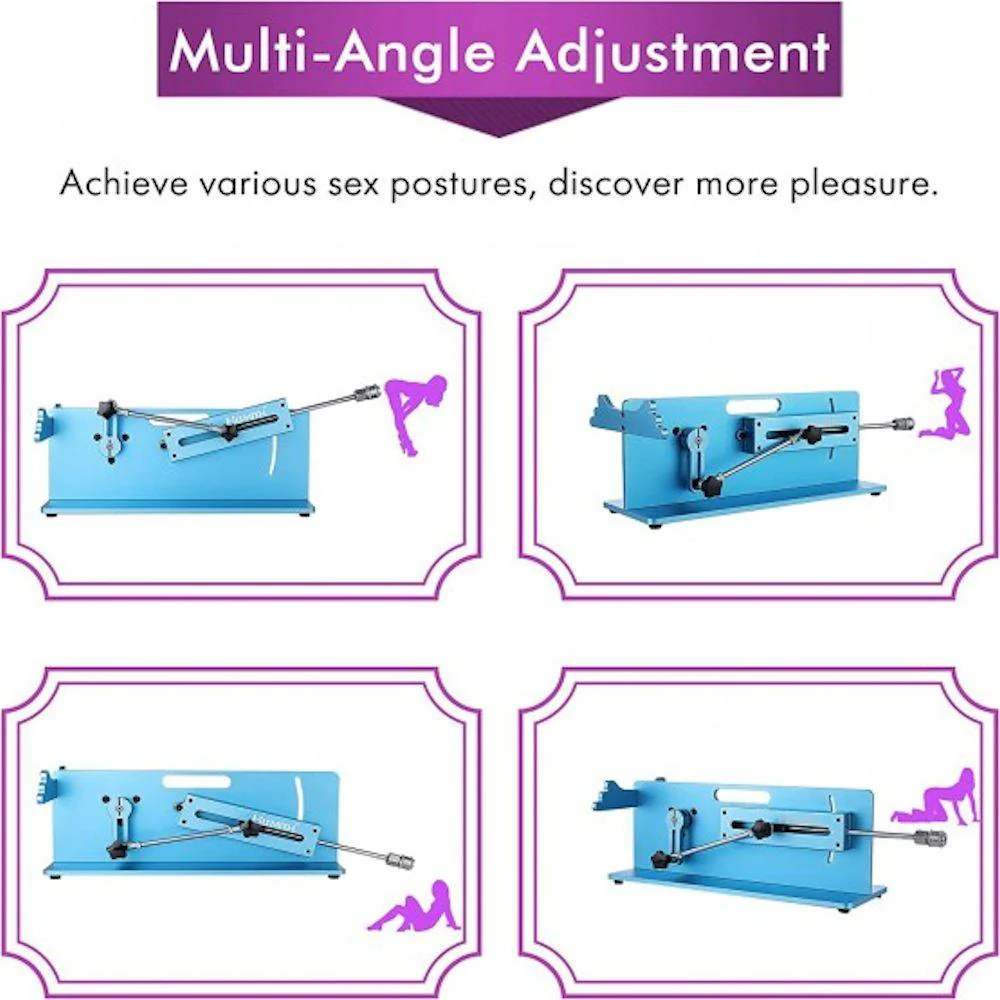 HiSmith Tabletop 2.0 Pro Blue APP, Remote, Wire 3 In 1 Control Premium Sex Machine - Image 8