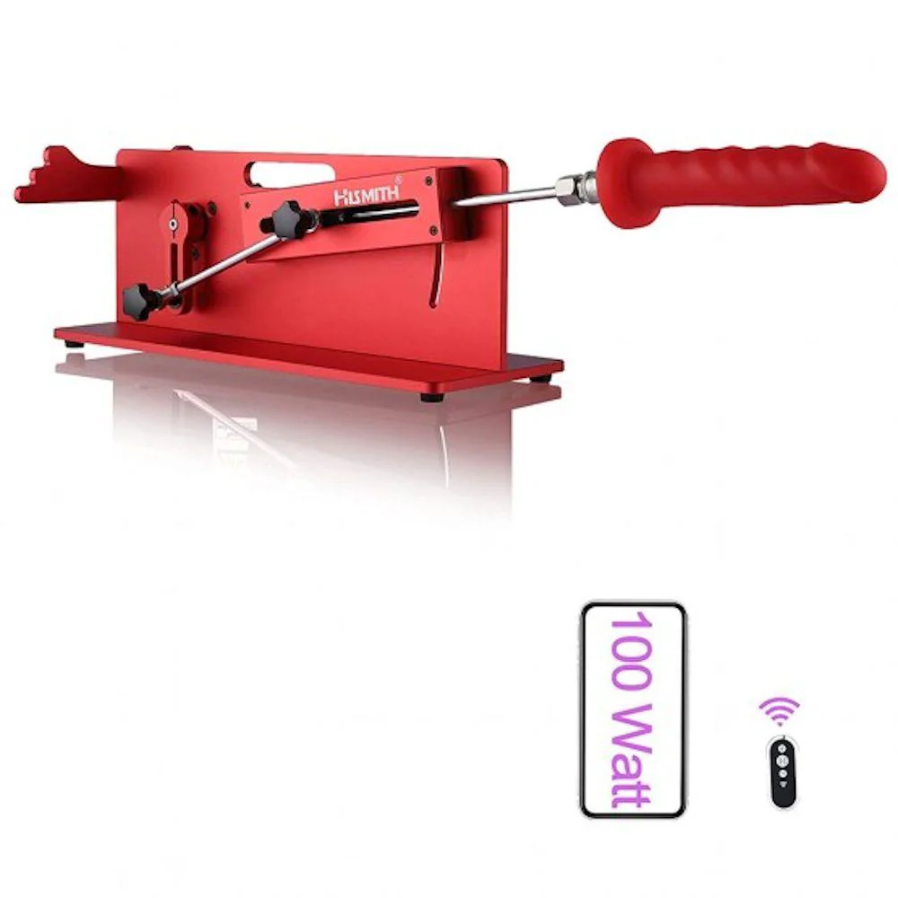 HiSmith Tabletop 2.0 Pro Red APP, Remote, Wire 3 In 1 Control Premium Sex Machine - Image 6