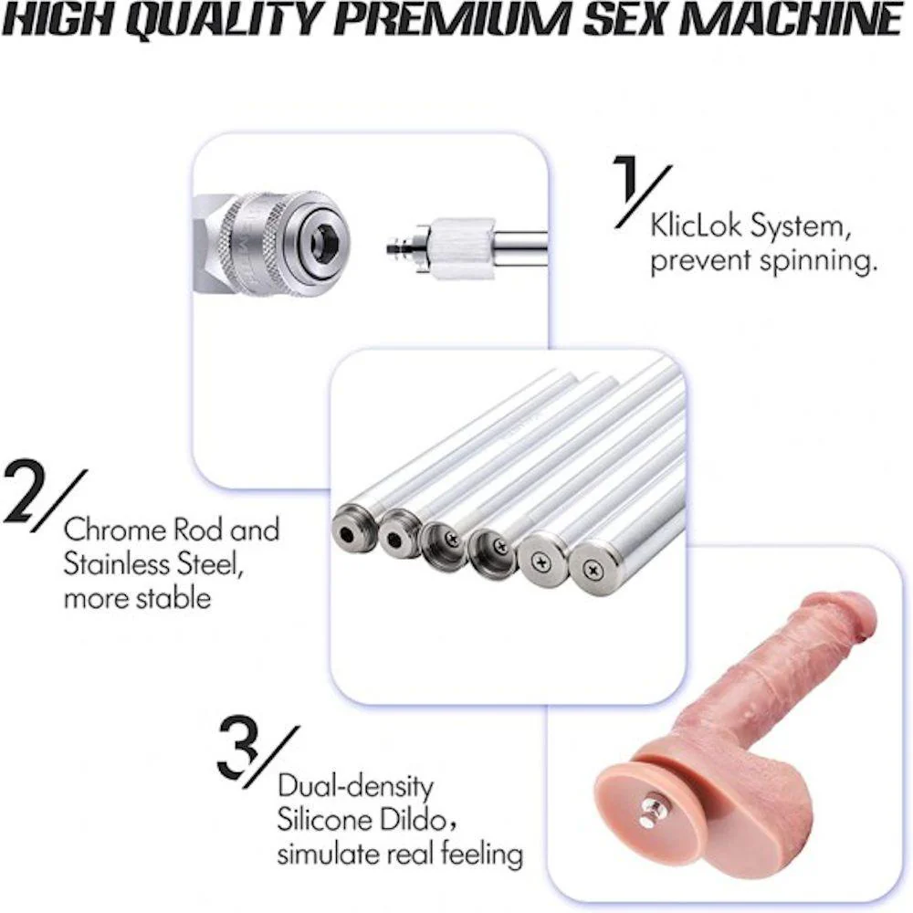 HiSmith & Wildolo Intelligent APP Controlled Premium Sex Machine (KlicLok) - Image 3