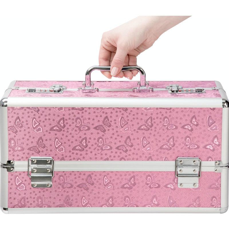 Lockable Large Vibrator Case Pink - Image 6