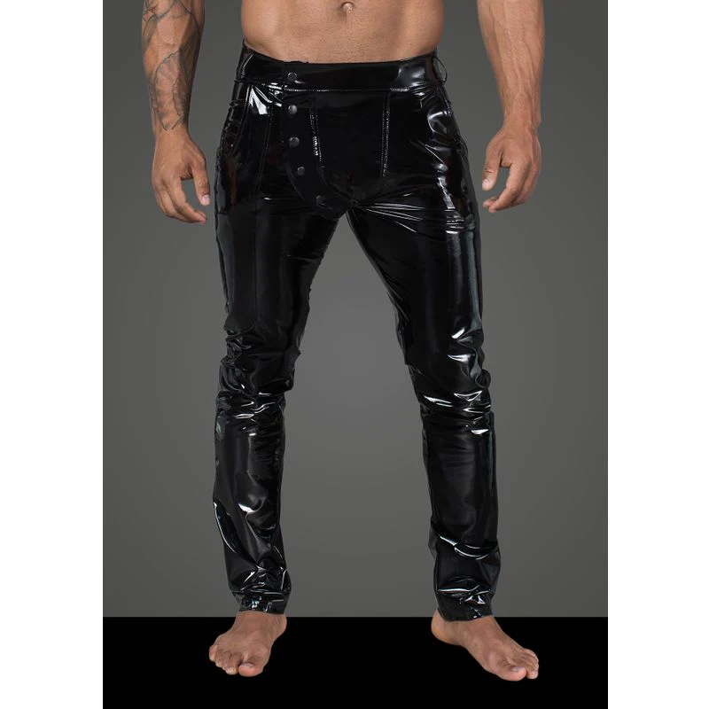 Long Elastic PVC pants - Image 5