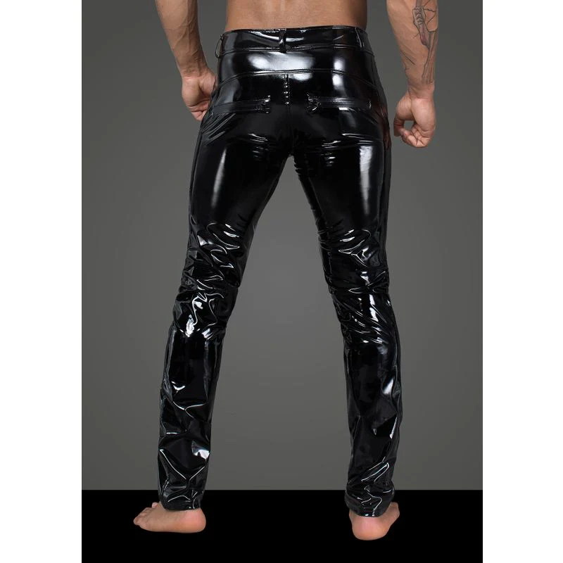 Long Elastic PVC pants - Image 10