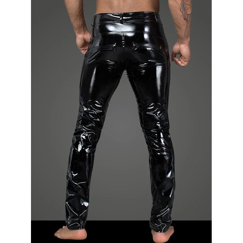 Long Elastic PVC pants - Image 8