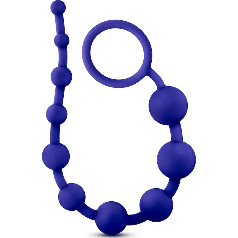 Luxe Silicone 10 Beads Indigo - Image 4