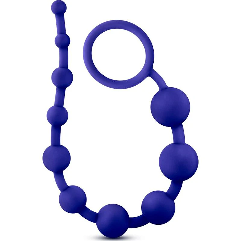 Luxe Silicone 10 Beads Indigo - Image 9