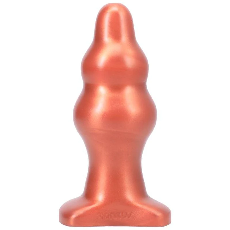 Tantus Severin Medium Silicone Anal Plug – Copper – 5 Inch Length - Image 18