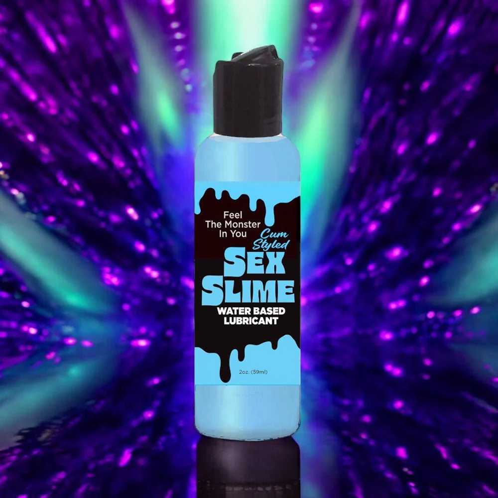 Little Genie Sex Slime Blue Cum Style Water-Based Lube 60ml - Image 3