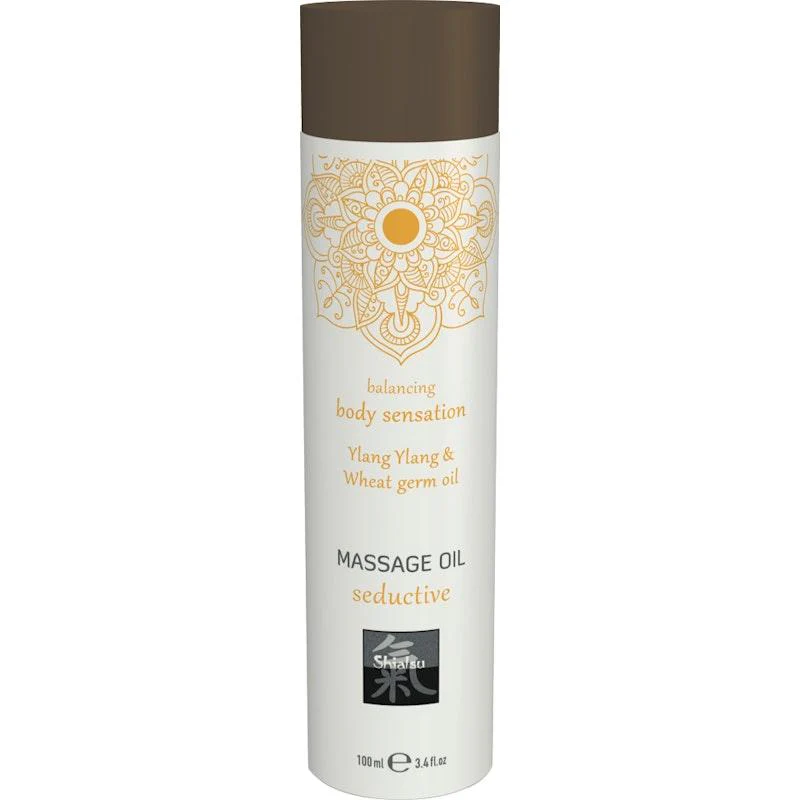 Shiatsu Massage Oil Seductive Ylang Ylang And Wheat Germ Oil 100ml - Image 5