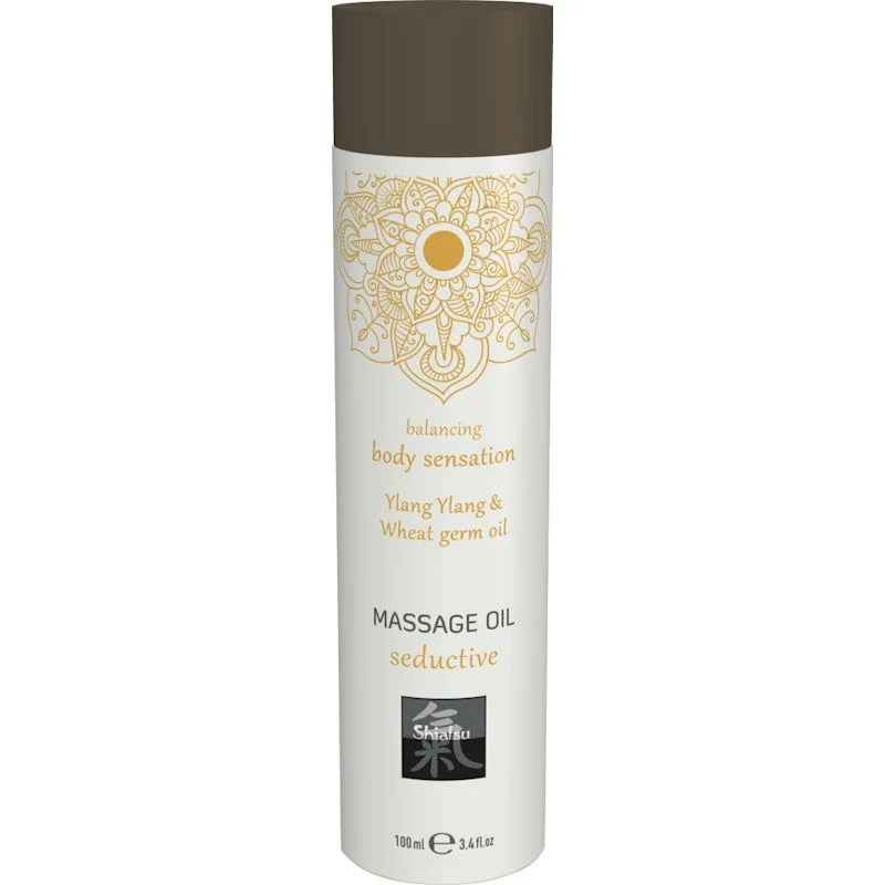 Shiatsu Massage Oil Seductive Ylang Ylang And Wheat Germ Oil 100ml - Image 6