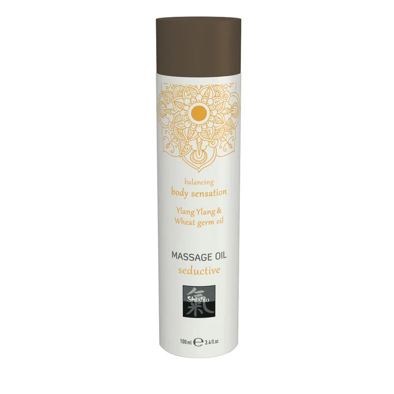 Shiatsu Massage Oil Seductive Ylang Ylang And Wheat Germ Oil 100ml - Image 7
