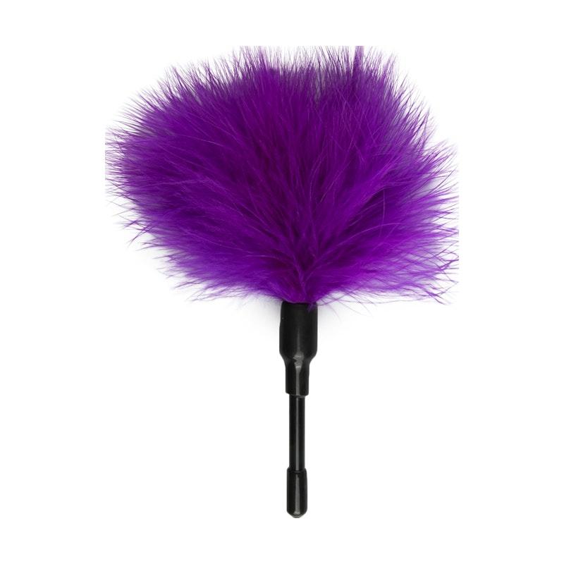 Fetish Collection Purple Feather Tickler – Soft Foreplay Teaser Toy - Image 12