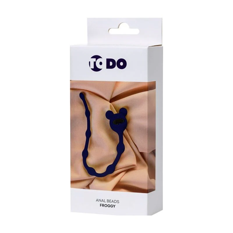 ToDo Froggy Anal Chain Navy Blue - Image 16