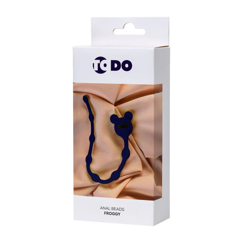 ToDo Froggy Anal Chain Navy Blue - Image 20