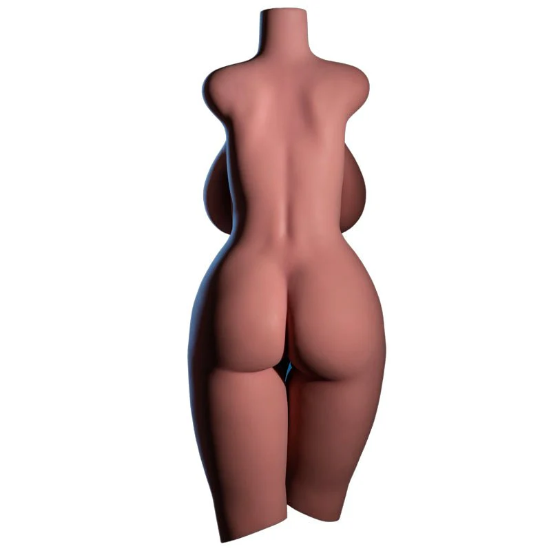 Climax Doll TPE Torso Sex Toy 870# - Black Movable Skeleton Doll - Image 7