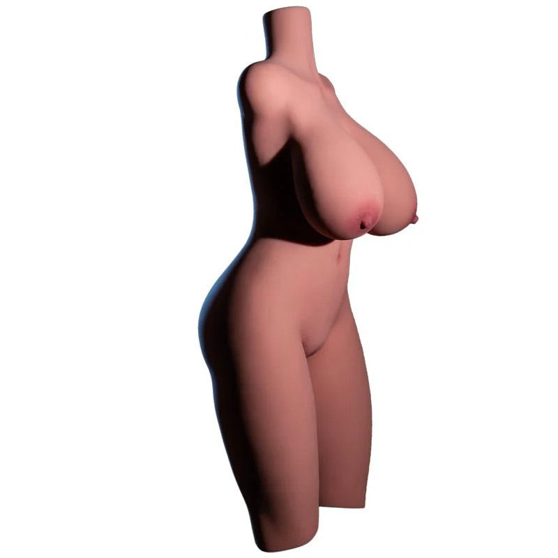 Climax Doll TPE Torso Sex Toy 870# - Black Movable Skeleton Doll - Image 9