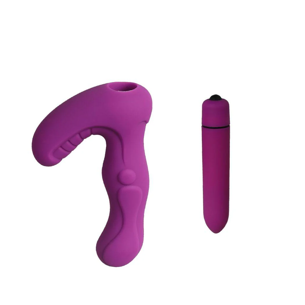 Urway Unisex Prostate Massager | Waterproof Silicone Vibrator - Purple - Image 3