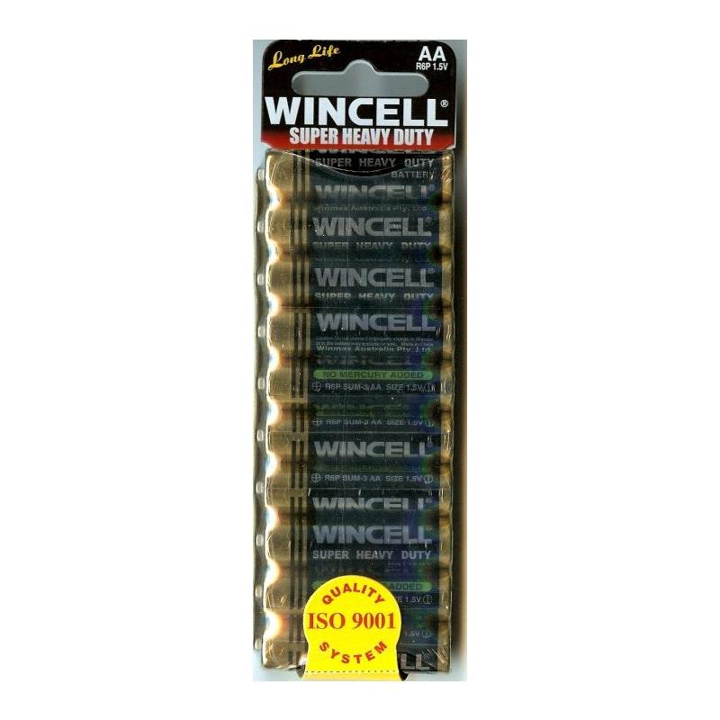 Wincell Super Heavy Duty AA Shrink 10Pk Battery - Image 3